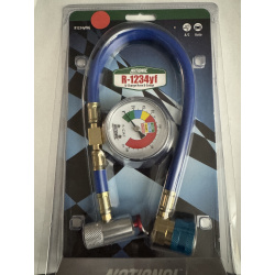 R-1234yf U-CHarge hose and guage