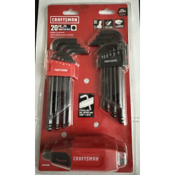 Craftsman 20pc SAE/.P.metric hex set