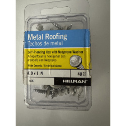 Hillman #10x1" Metal Roofing Screw