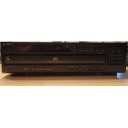 Vintage Sony CDP-CE105 5 Disc Compact Disc Player Hybrid D/A Converter | CD Changer | Black