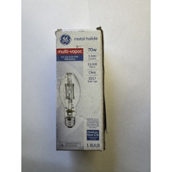 GE 12590 70W BD17 E26 Medium Screw Base Metal Halide Multi-Vapor Lamp Light Bulb