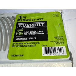 Everbuilt 18" Baseboard Diffuser