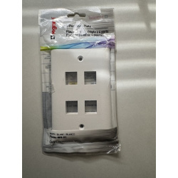 Legrand 4 Port Wall Plate