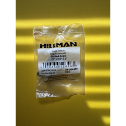 Hillman 2-in x 0.5-in x 0.5-in Zinc-plated Steel Angle 2 -Pack