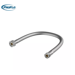 PROFLO® PFX146 3/8 in. Compression x 1/2 in. FIP x 16 in. Stainless Steel and PVC Reinforced Sink Flexible Water Connector