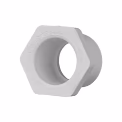 Charlotte Pipe PVC-02107-0800 1 x 3/4 - SCH40 PVC Bushing - Slip x Slip