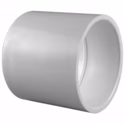 Charlotte Pipe PVC 02100 0800HA Schedule 40 PVC Pressure Coupling White 3/4 In