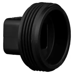 Charlotte Pipe Cleanout Plug Abs/Dwv 1-1/2 " Mpt Black
