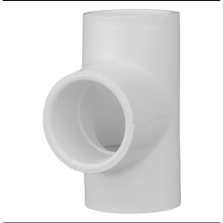 Charlotte Pipe Schedule 40 3/4 in. Slip x 3/4 in. Dia. Slip PVC Tee