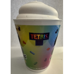 Tetris in a 711 Slurpee Cup