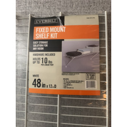 Everbuilt Fixed Mount Metal Shelving Kit
